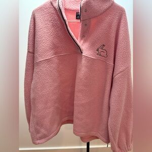 Cozy Pink Teddy Pullover